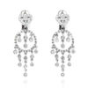 Small Heart Chandelier Diamond Drop Earring