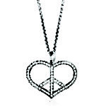 Large Heart/Peace Pendant