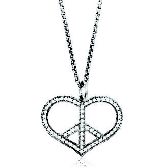 Large Heart/Peace Pendant