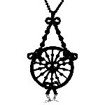 Heart & Bow Necklace with Lattice work